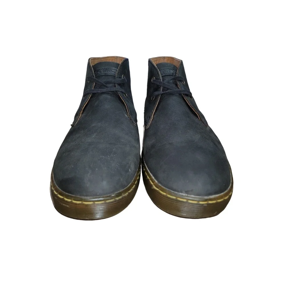 Dr. Doc Martens Men's Black Leather Cabrillo Crazy Horse Chukka Boots Size 13 M
